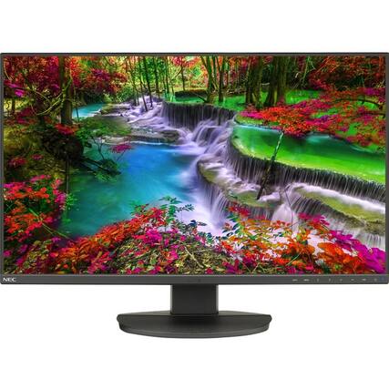 Front. NEC - NEC Display MultiSync EA271F-BK 27" Class Full HD LCD Monitor - 16:9 - Black - 27" Viewable - WLED Backlight - 1920 x - Black.