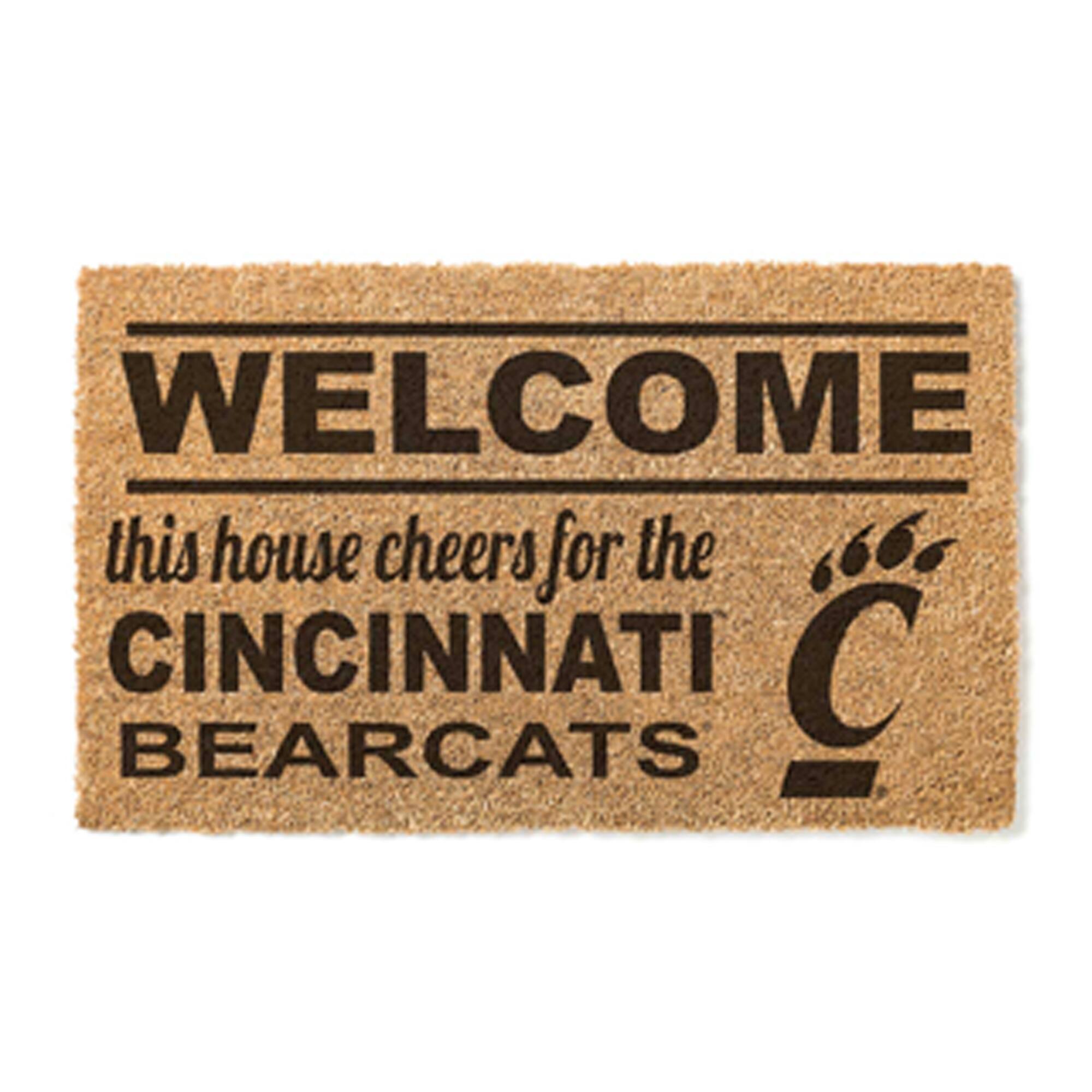 Cincinnati Bearcats 18" x 30" Welcome Doormat