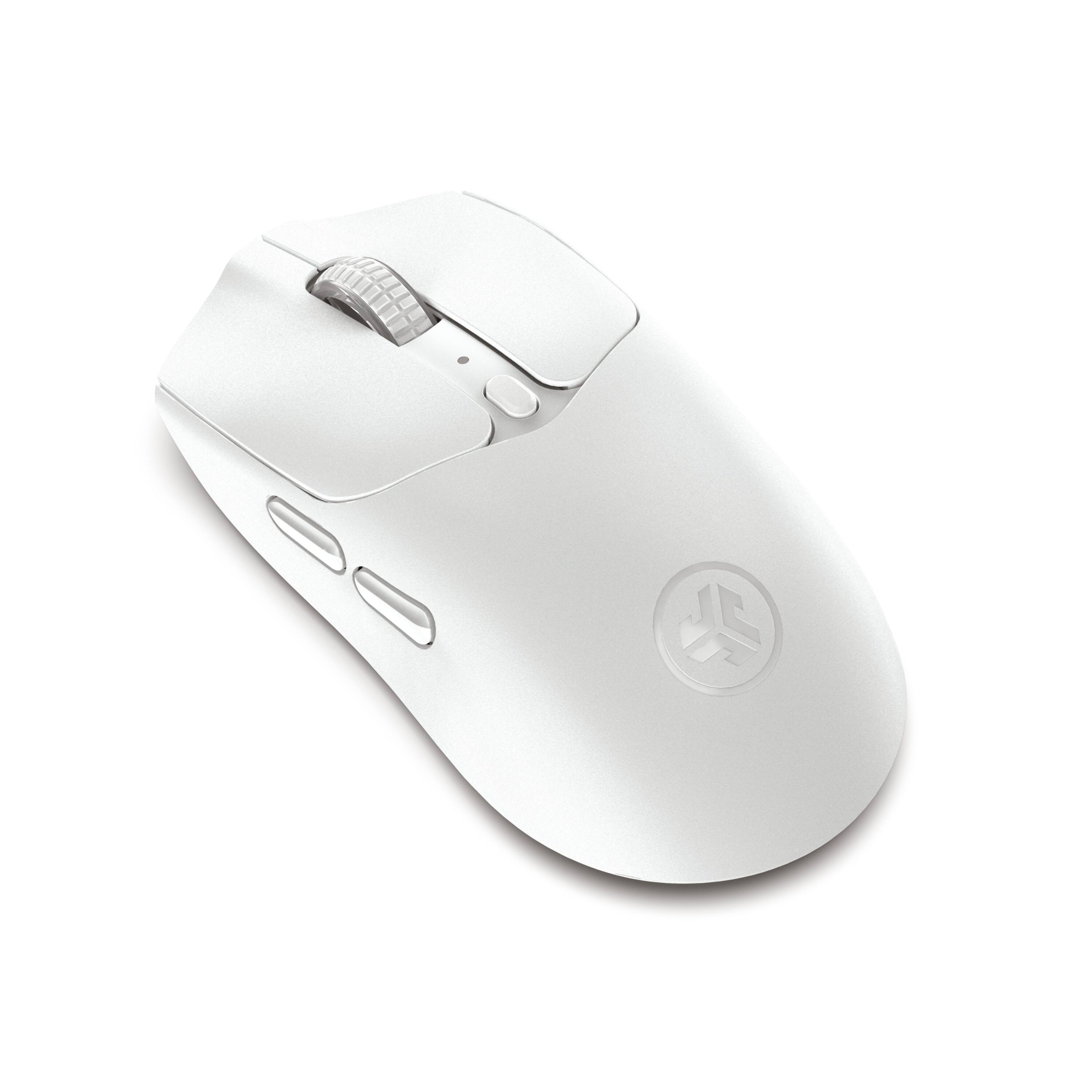 Alt View 2. JLab - Nightfall Wireless Gaming Mouse - White.