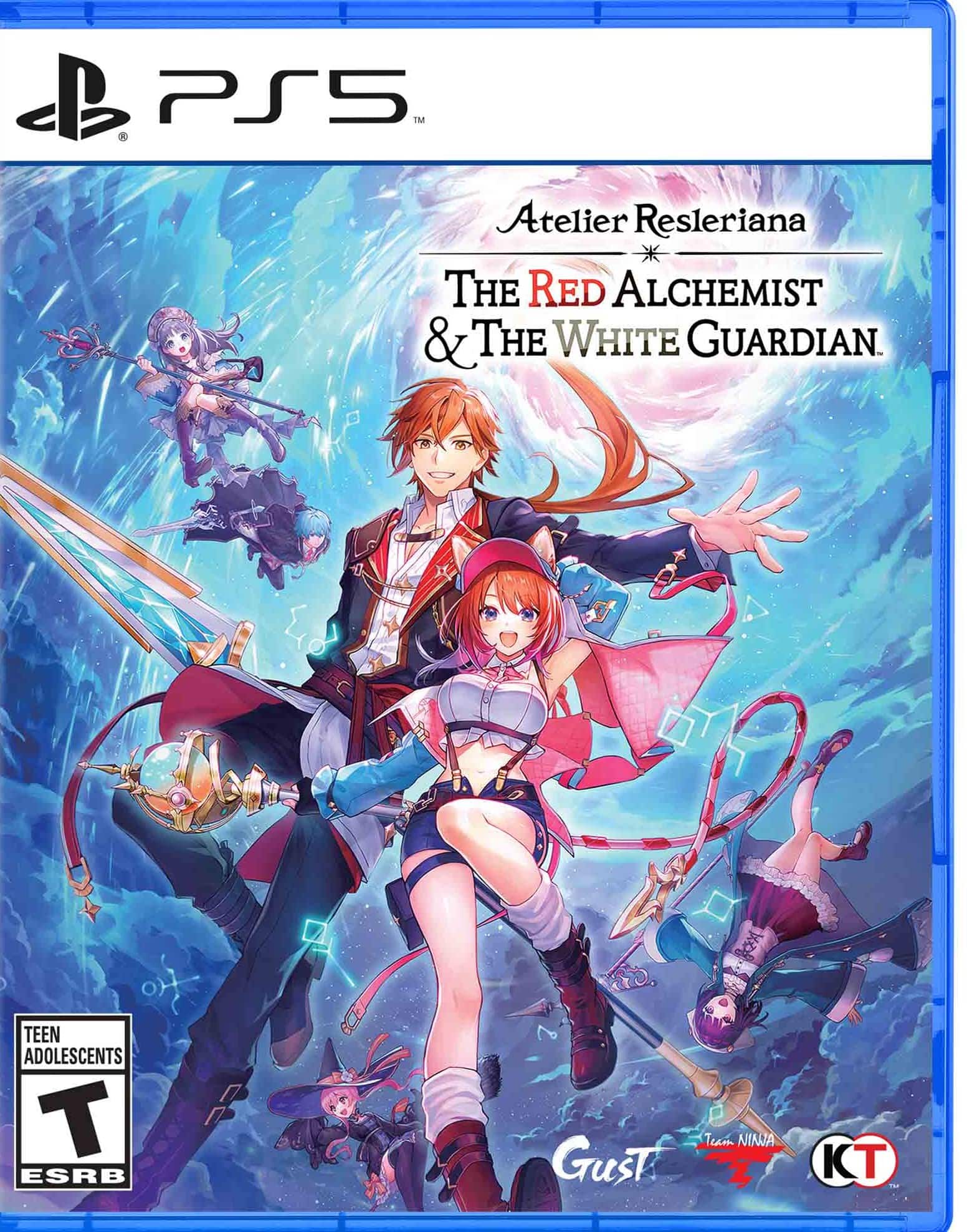 PS5, Atelier Resleriana, THE RED ALCHEMIST & THE WHITE GUARDIAN, TEEN ADOLESCENTS T ESRB, Team NINNA, GusT, KT