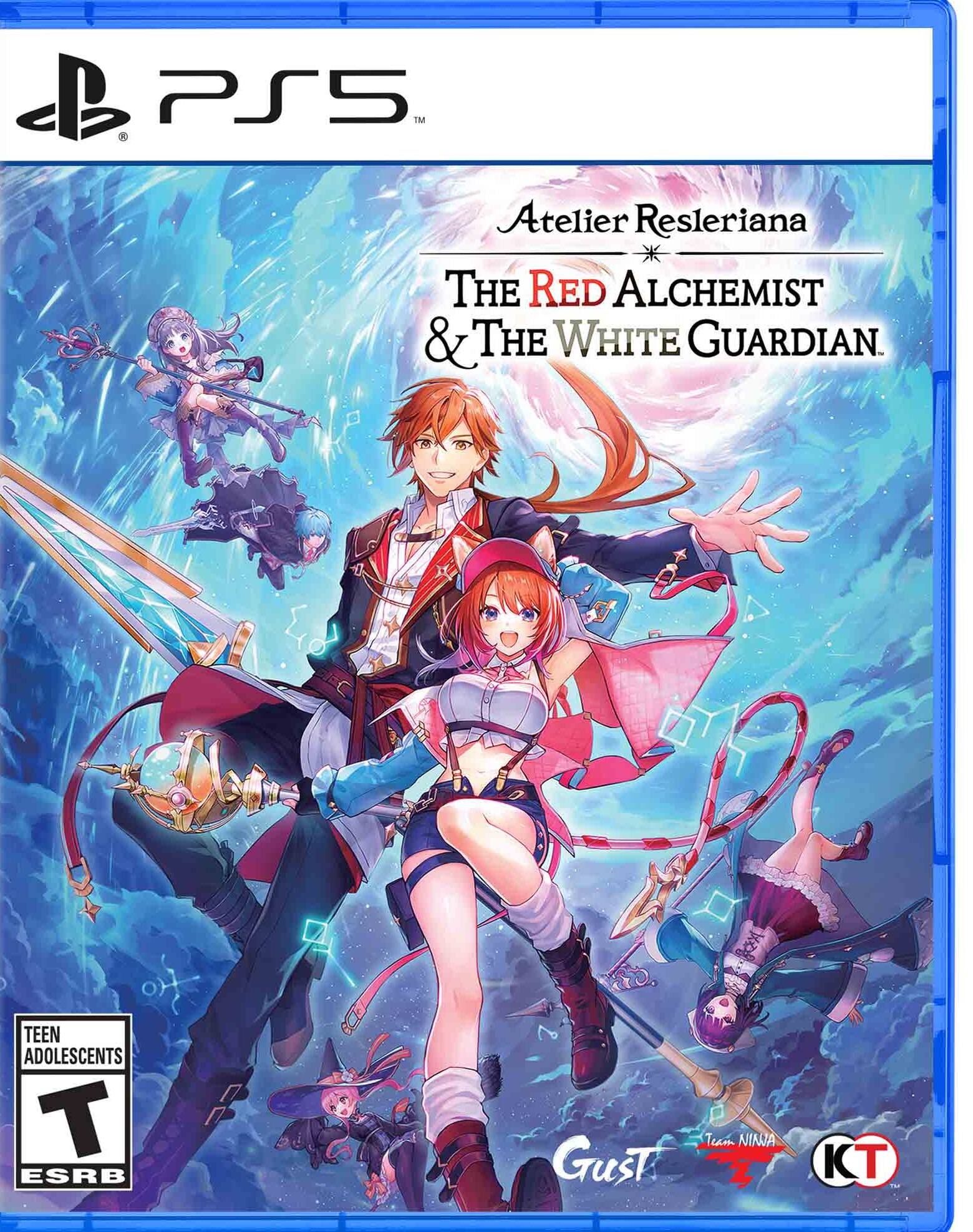 PS5, Atelier Resleriana, THE RED ALCHEMIST & THE WHITE GUARDIAN, TEEN ADOLESCENTS T ESRB, Team NINNA, GusT, KT - T (Teen 13+)