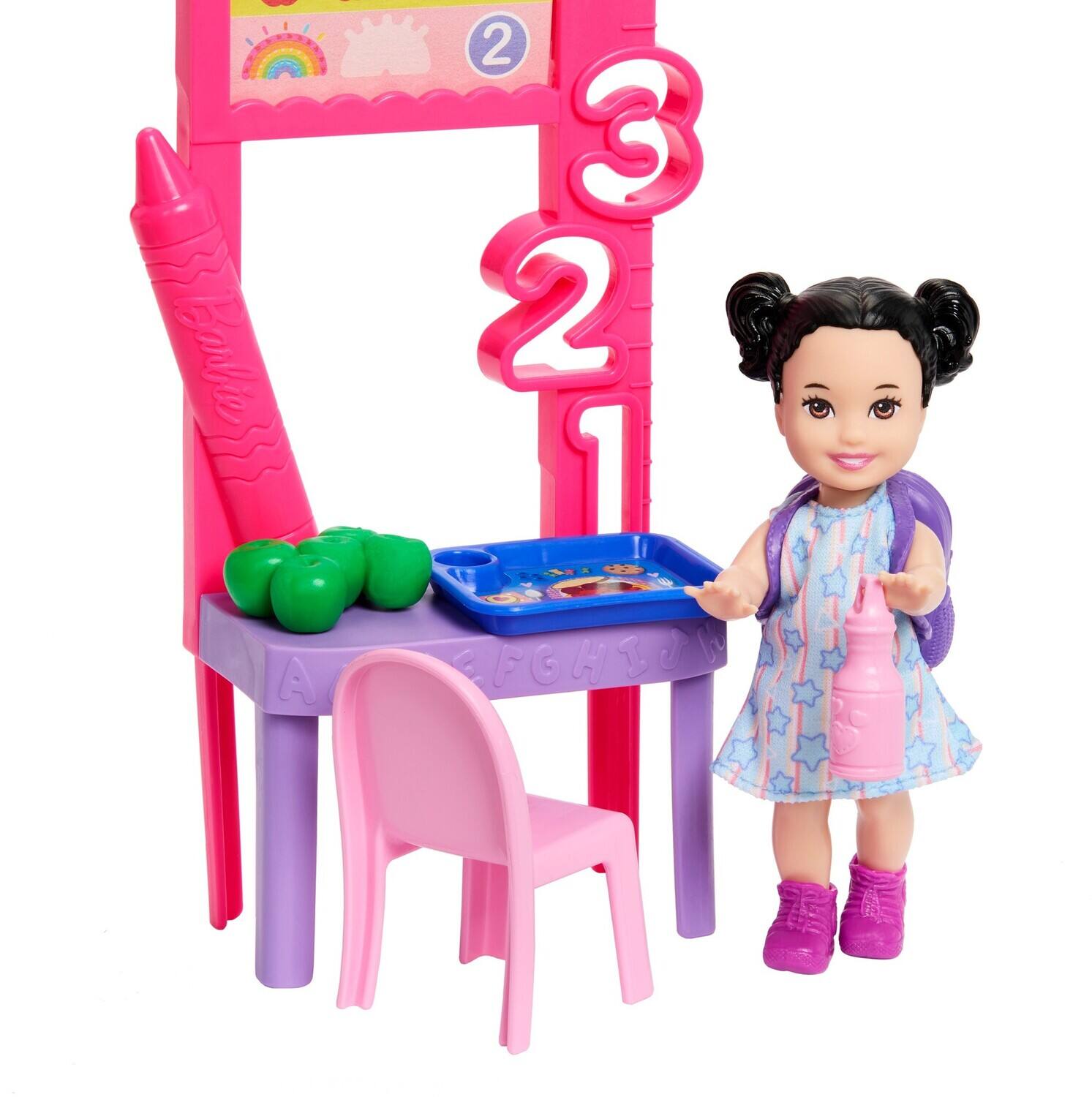 Alt View 1. Mattel - Barbie Careers Teacher Playset with 2 Dolls, Brunette   - COLLECTIBLES - Multicolor.