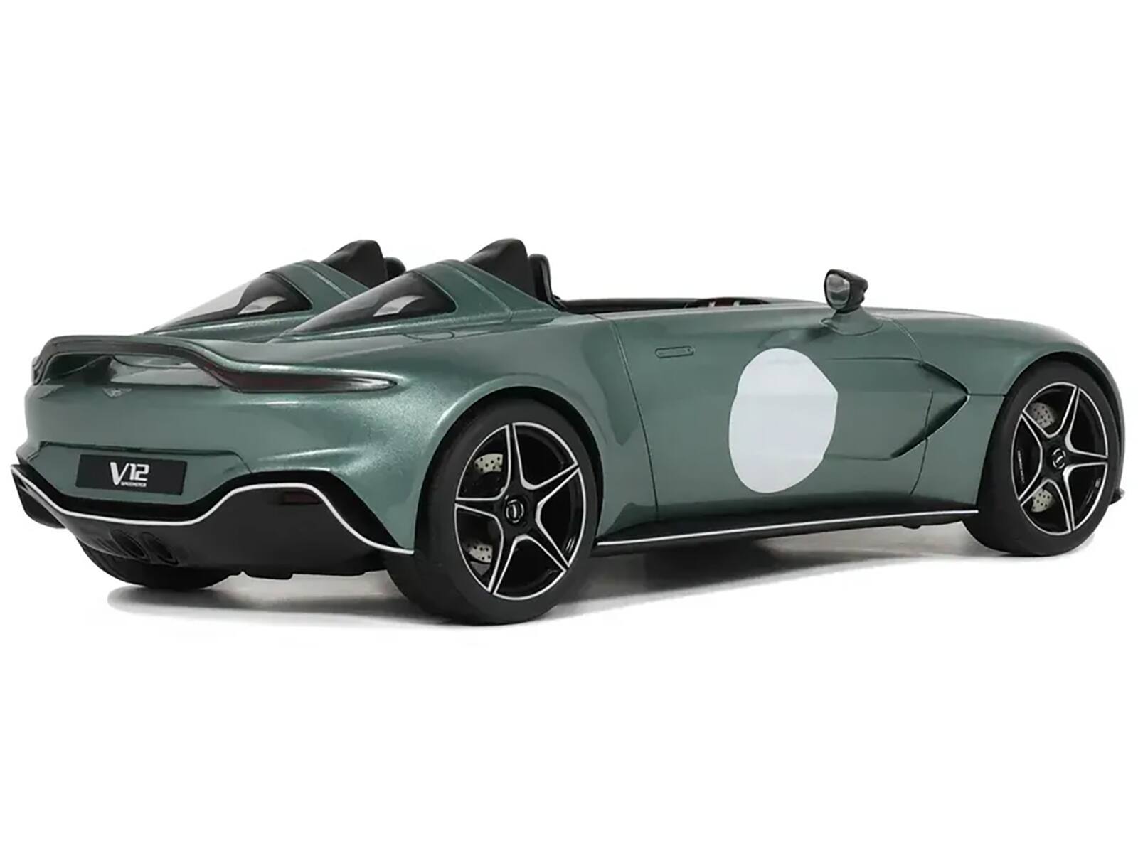 Alt View 1. GT Spirit - Aston Martin V12 Speedster Green Metallic 1/18 Model Car by GT Spirit - Green Metallic.
