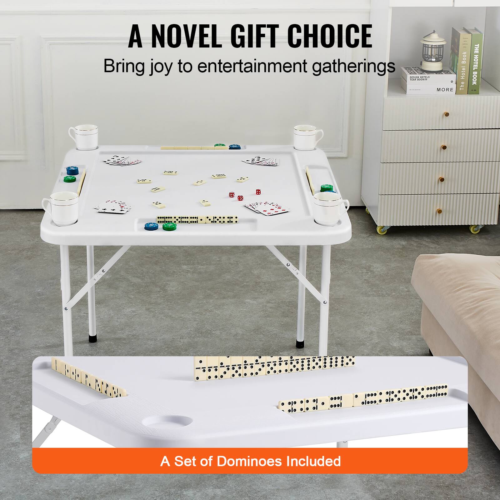A NOVEL GIFT CHOICE
Bring joy to entertainment gatherings
A Set of Dominoes Included