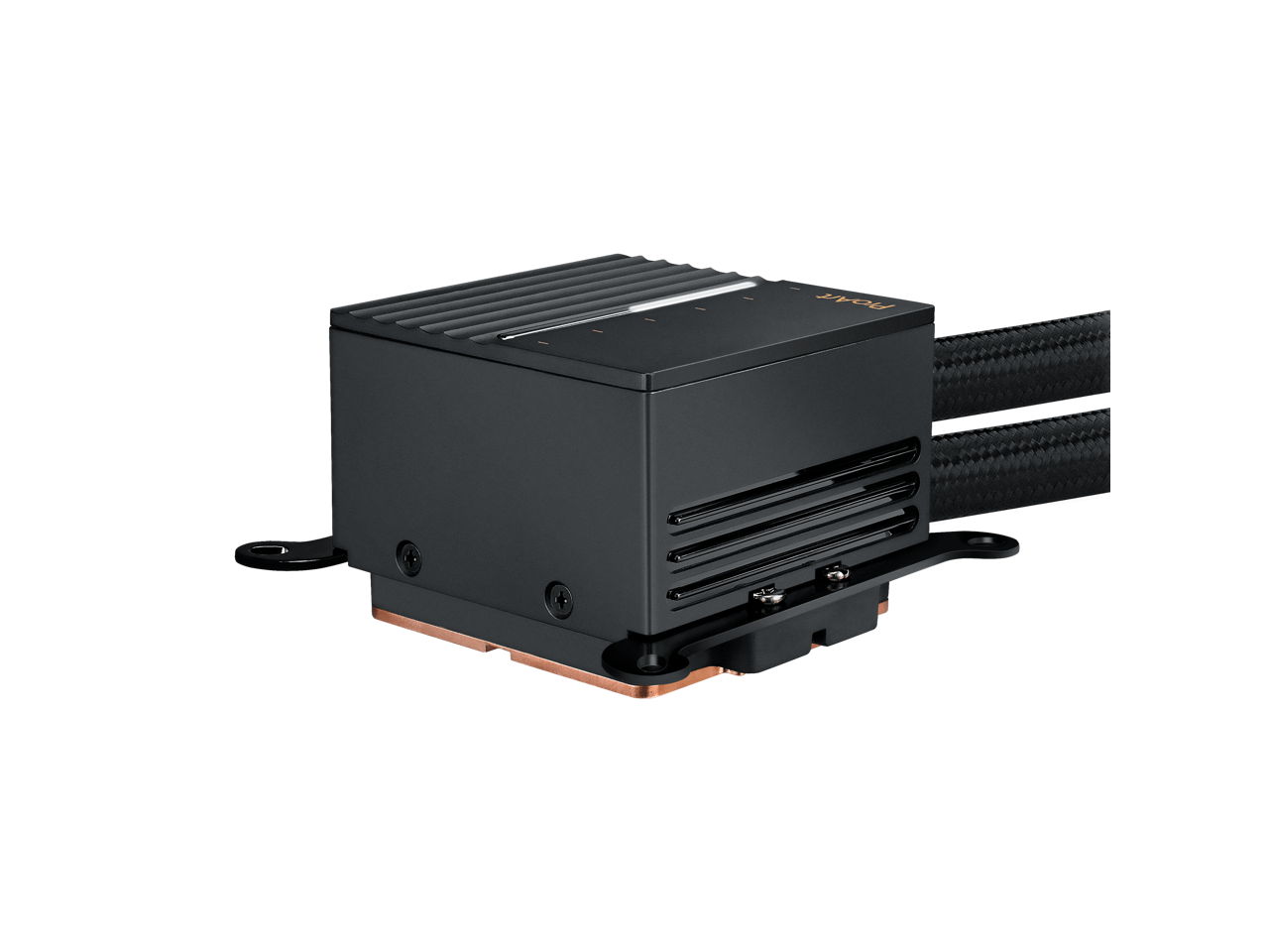 Alt View 5. ASUS - ASUS ProArt LC 420 AIO CPU Cooler with Illuminated Meter & Noctua 140mm Fans - LGA 1851/1700, AM5/AM4 - Black.