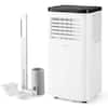 Front. Costway - Costway 10000 BTU Portable Air Conditioner with Fan and Dehumidifier Remote Control - White.