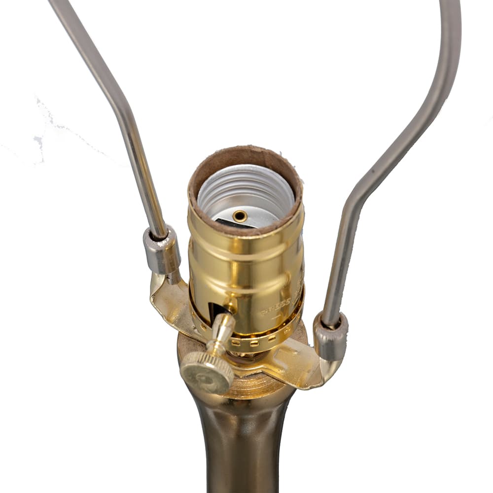 Alt View 4. Luckbyte - D15x29" Table Lamp Glass Drum Lamp Shade Assembly Required.