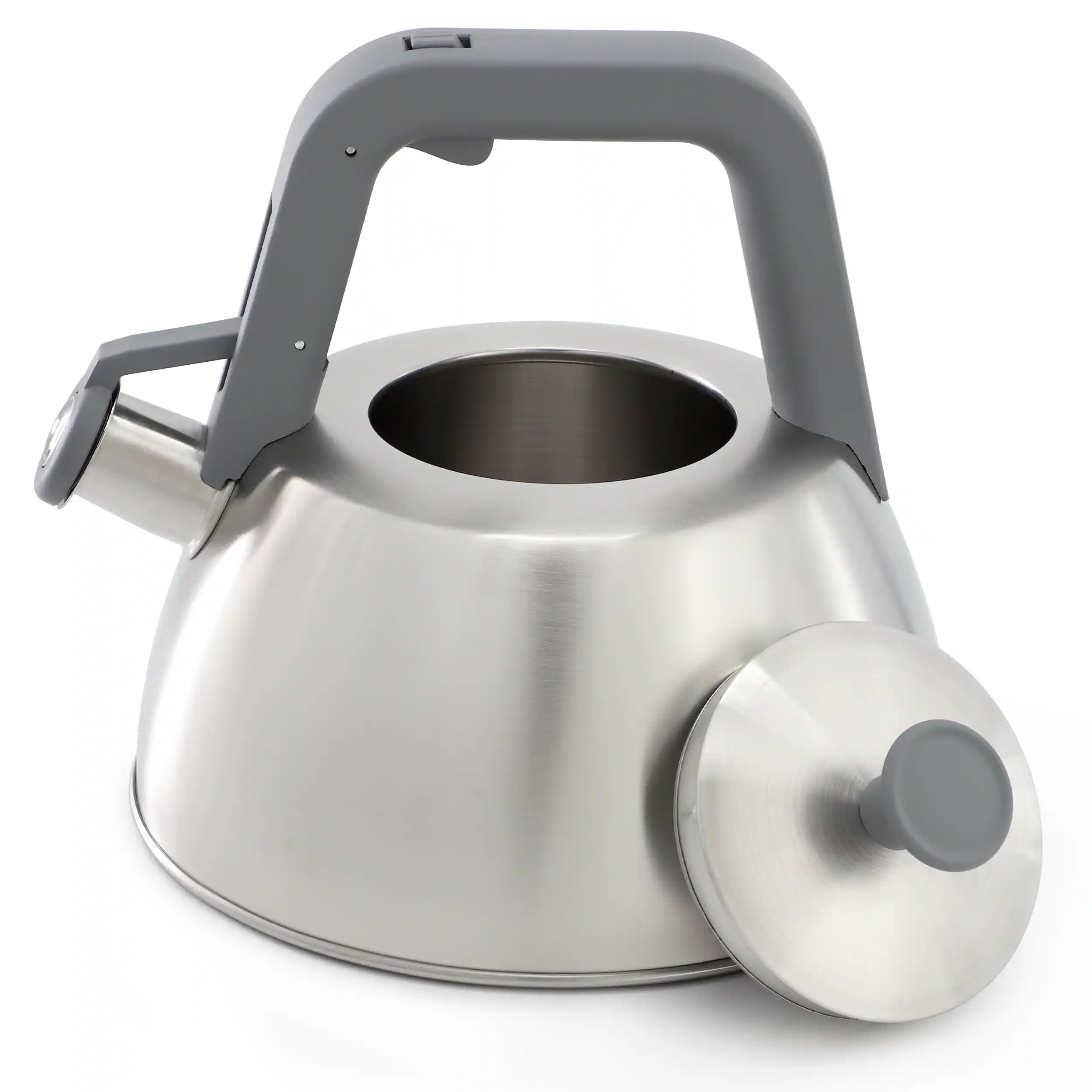Alt View 1. Oster - Oster Beauford 2.8 Quart Stainless Steel Whistling Tea Kettle - Silver.