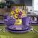 Alt View 6. Elama - Elama Lilac Fields 16-Piece Dinnerware Set - Lavendar.