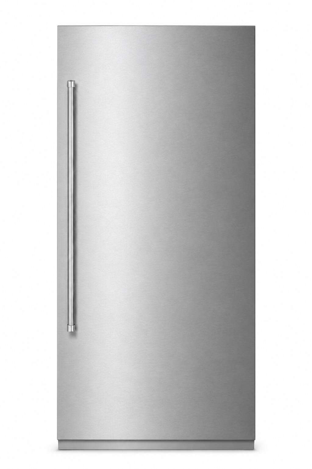 Front. Kucht - KUCHT Professional 20 cu. ft. Built-In Refrigerator in Custom Panel Ready - Stainless Steel Panel and Handle Included - Stainless Steel.