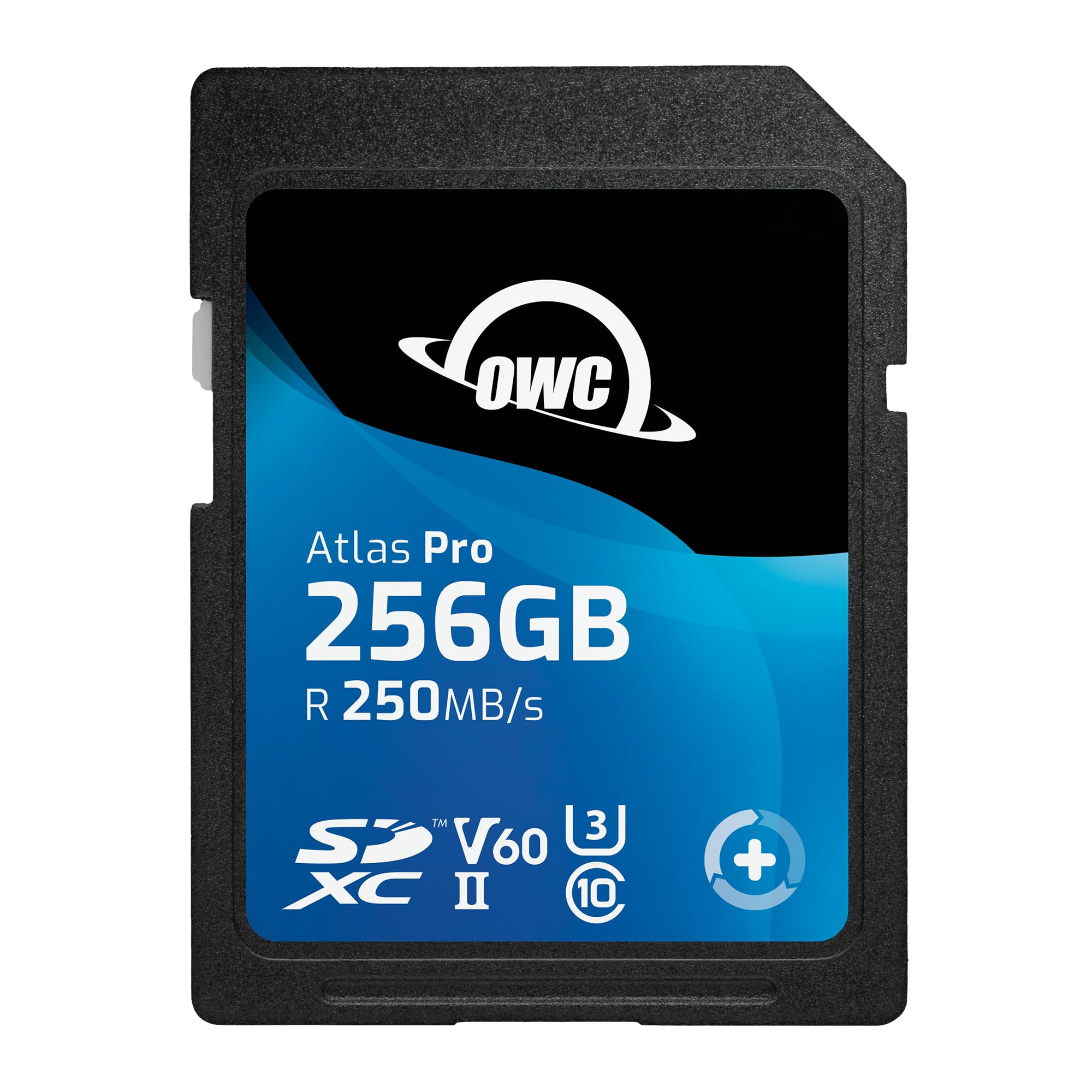 OWC Atlas Pro 256GB  
R 250MB/s  
SD™ V60 XC II  
30  
10