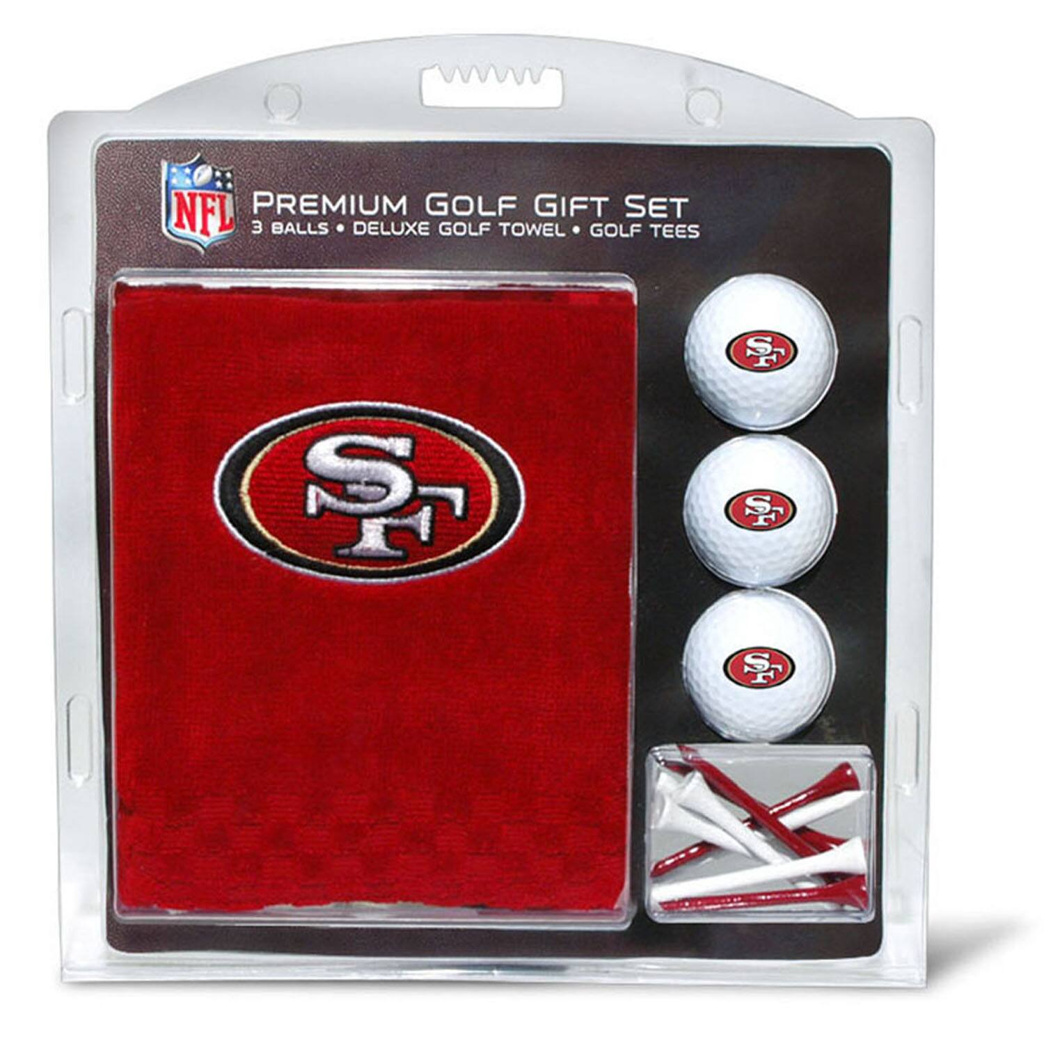 Team Golf - San Francisco 49ers Embroidered Golf Gift Set - Multicolor