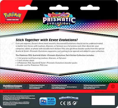 Pokmon Trading Card Game: Scarlet & Violet Prismatic Evolutions Tech Sticker Collection Styles May Vary 10-10022-101 - Best Buy Pokmon Trading Card Game: Scarlet & Violet Prismatic Evolutions Tech Sticker Collection Styles May Vary 10-10022-101 - Best Buy