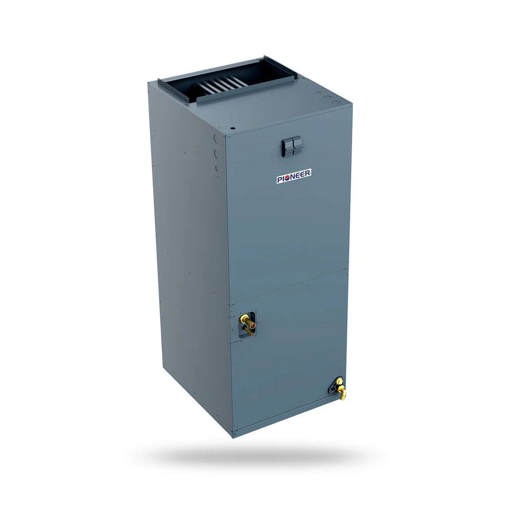 Back. Pioneer - Vertex 	56,000 BTU 4.6 17 SEER2 Ducted Central Split Air Conditioner Inverter Heat Pump 230V - Grey.