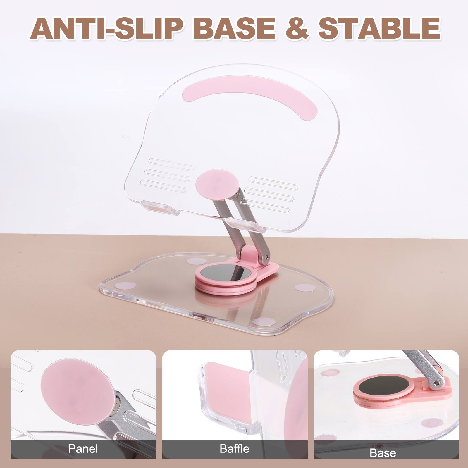 ANTI-SLIP BASE & STABLE

Panel
Baffle
Base