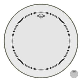 Remo - Powerstroke P3 Smooth White 22-Inch Bass Drumhead with 2.5-Inch Impact Patch and Tone Control