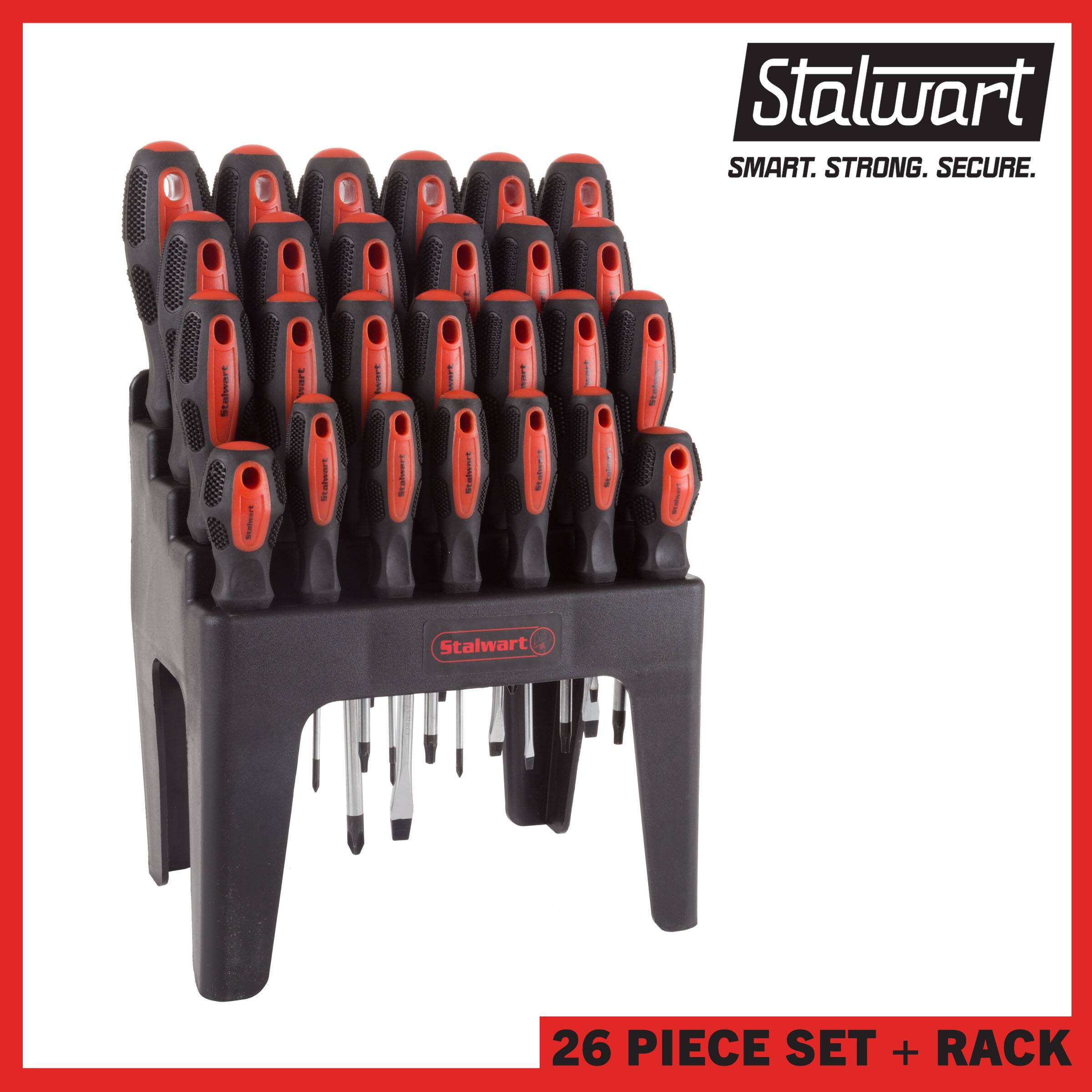 Stalwart  
SMART. STRONG. SECURE.  

Stalwart 26 PIECE SET + RACK