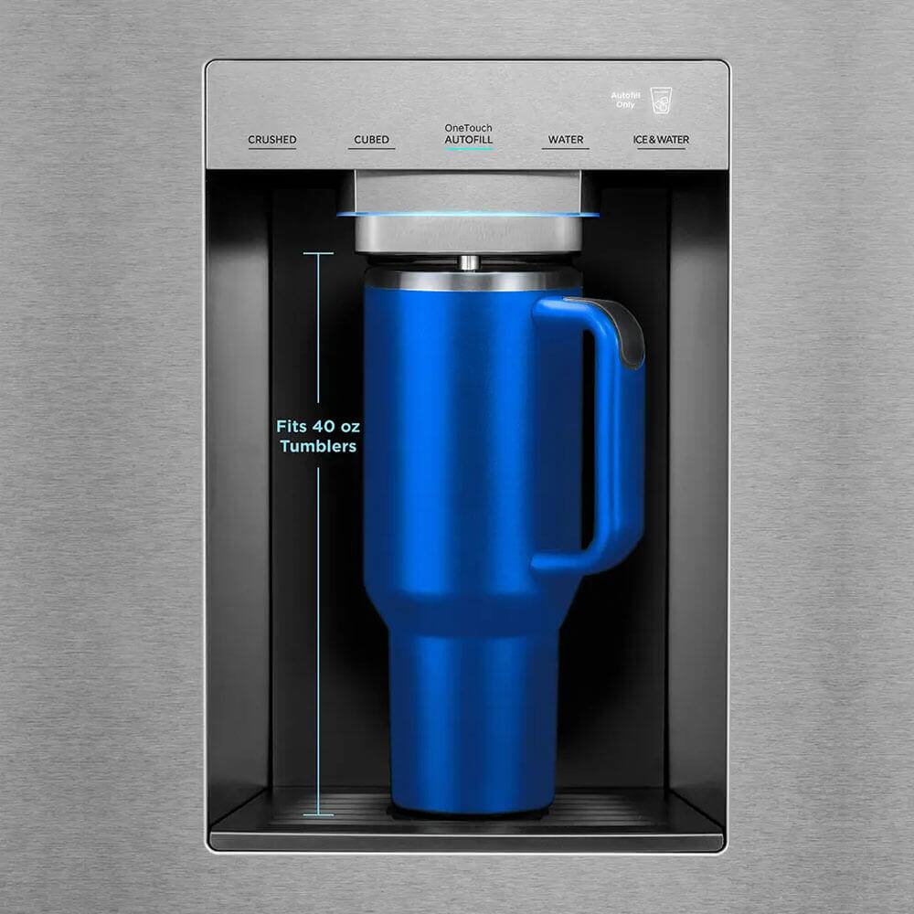 Autohe Only  
CRUSHED CUBED  
OneTouch AUTOFILL  
WATER ICE & WATER  
Fits 40 oz Tumblers
