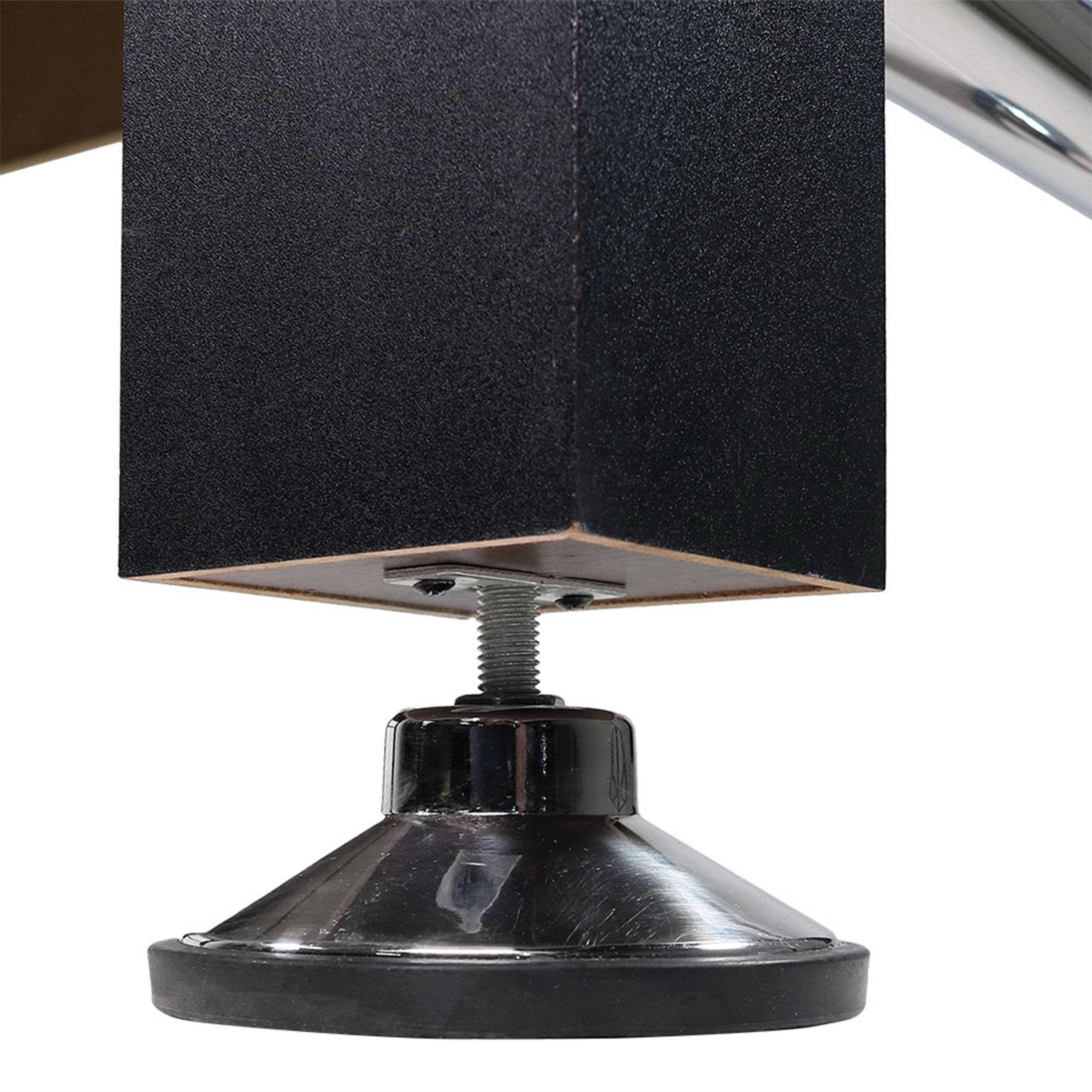 Alt View 8. Sunnydaze - 55 in Faux Wood Foosball Game Table with Folding Drink Holders - Brown.