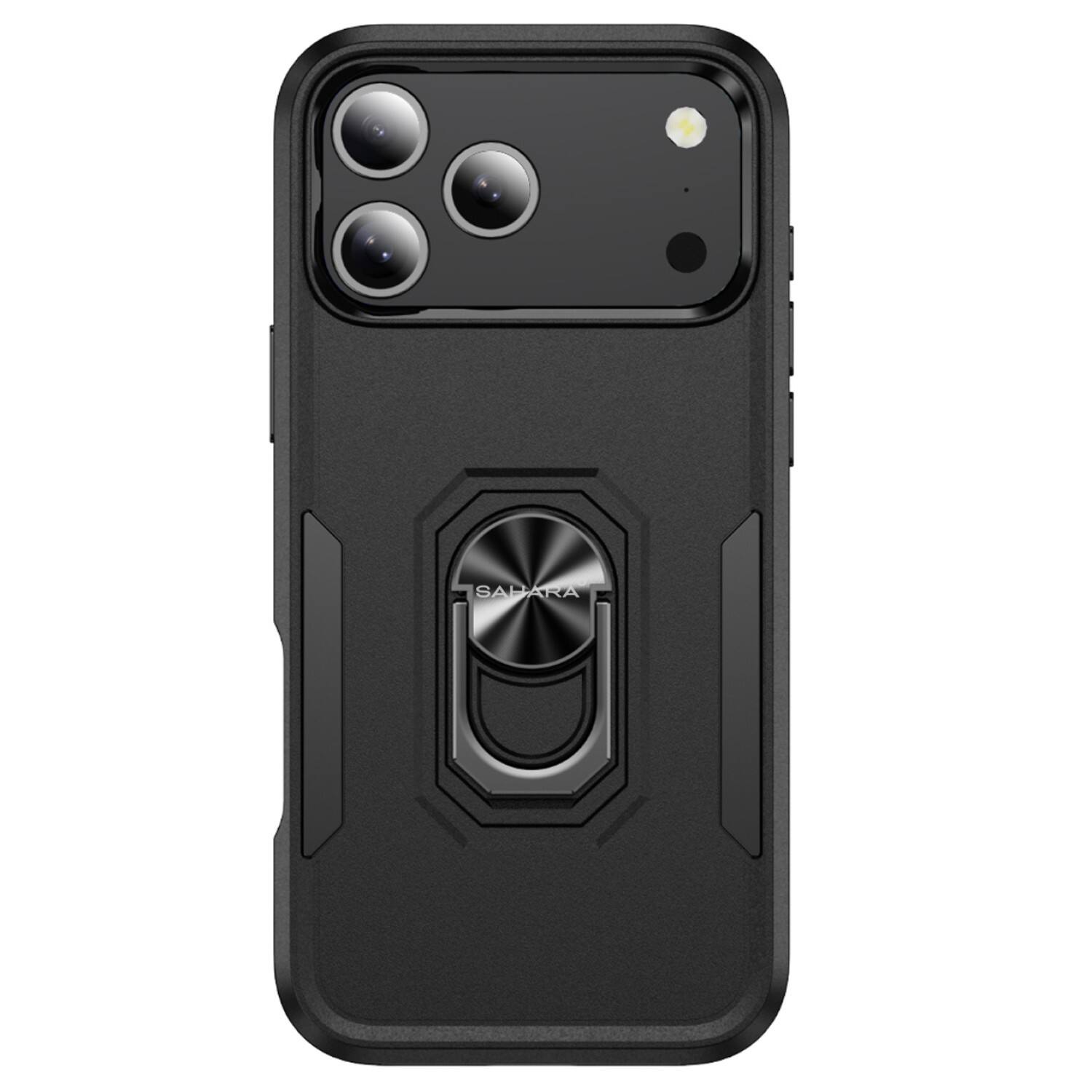 SaharaCase - Apple iPhone 17 Pro Max Kickstand Case | Heavy-Duty Protection | Raider Series - Black