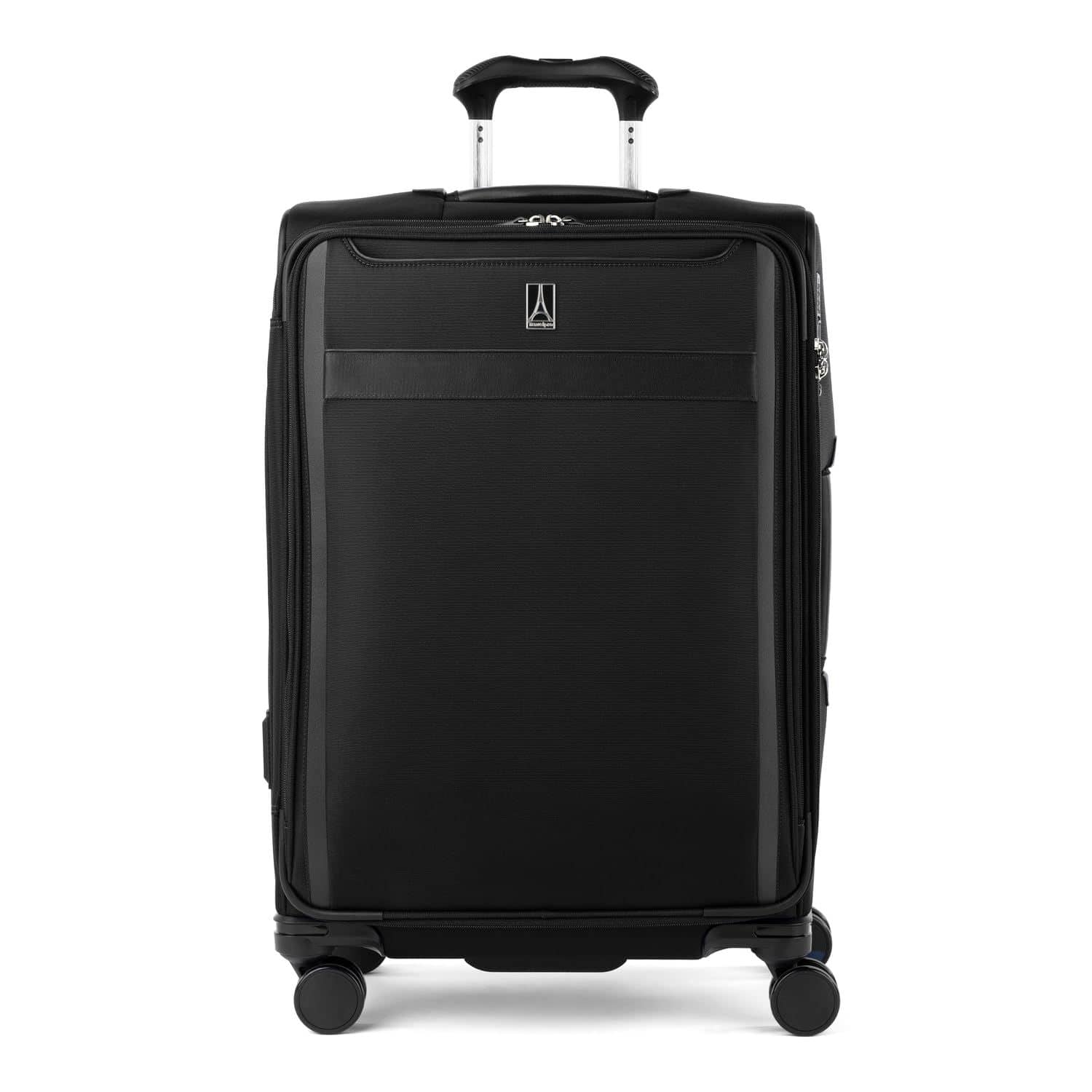 Photos - Luggage Travelpro  Versapack + Lightweight Softside Expandable 25" Checked Spinner - Black TP-417246501 