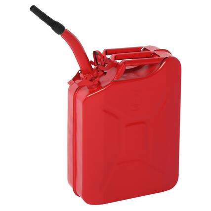 Front. Winado - 5 Gallons Jerry Can Fuel Can 5Gal 20L Gas Gasoline Fuel Backup Steel Tank Spill Proof - Red.