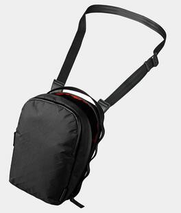 ALPAKA - Metro Sling Max 3L Crossbody Sling Bag, Fits iPad Mini/Switch/Headphones, YKK AquaGuard Zippers - Black Ultradyne 100D