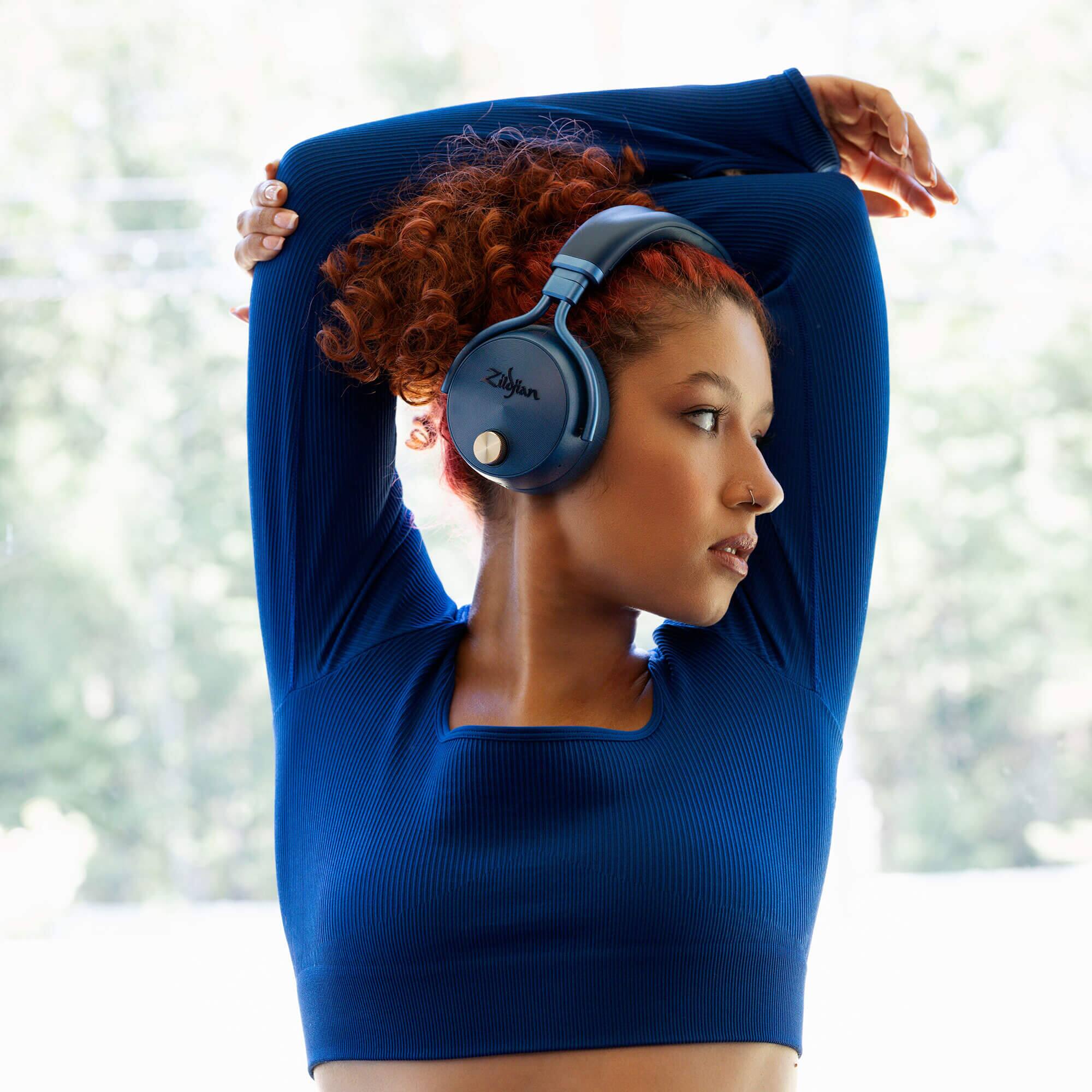 Alt View 6. Zildjian - ALCHEM-E Perfect Tune Headphones - Midnight.