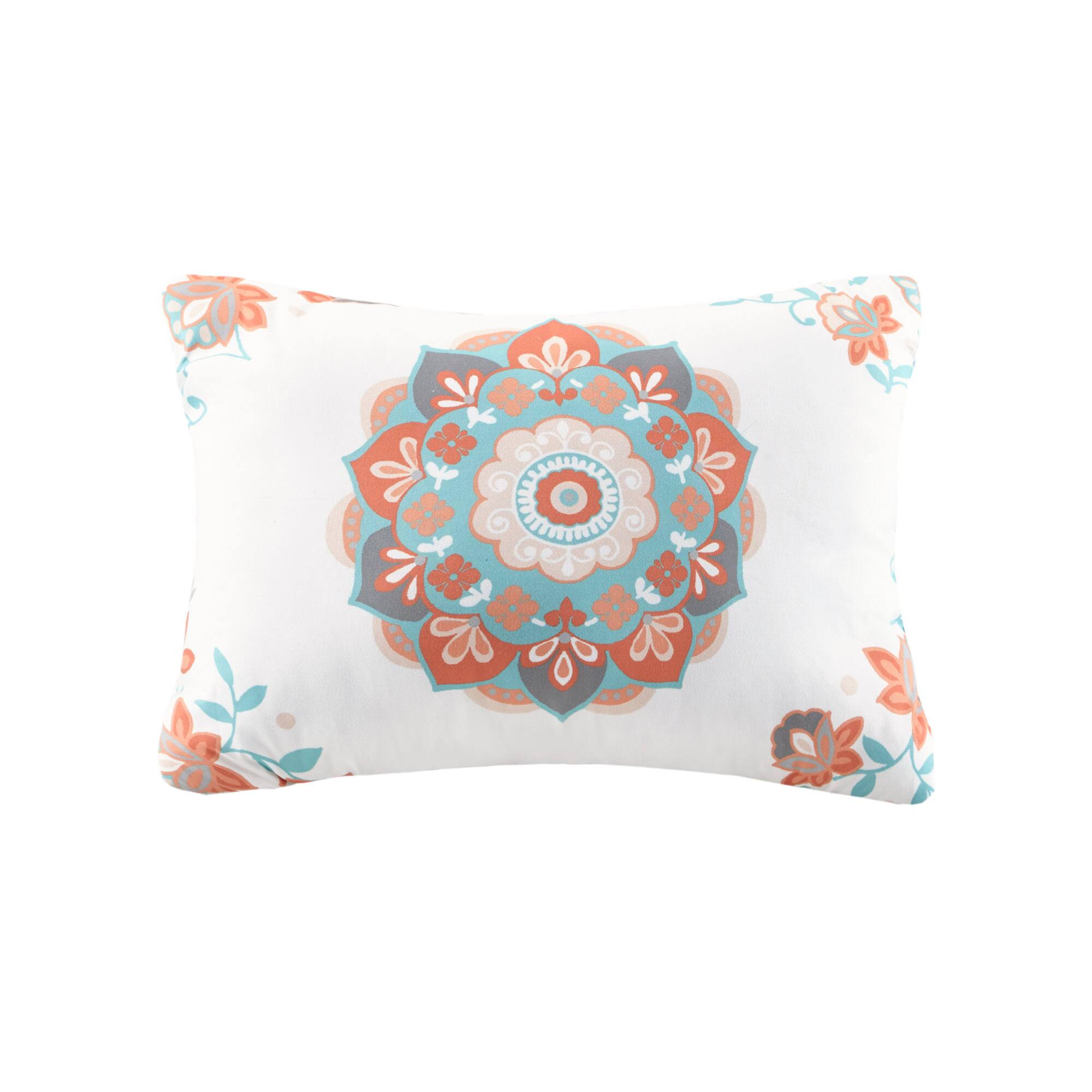 Alt View 3. Gracie Mills - Gracie Mills Kalliope Boho 7-Piece Comforter Set with Bed Sheets - Aqua.
