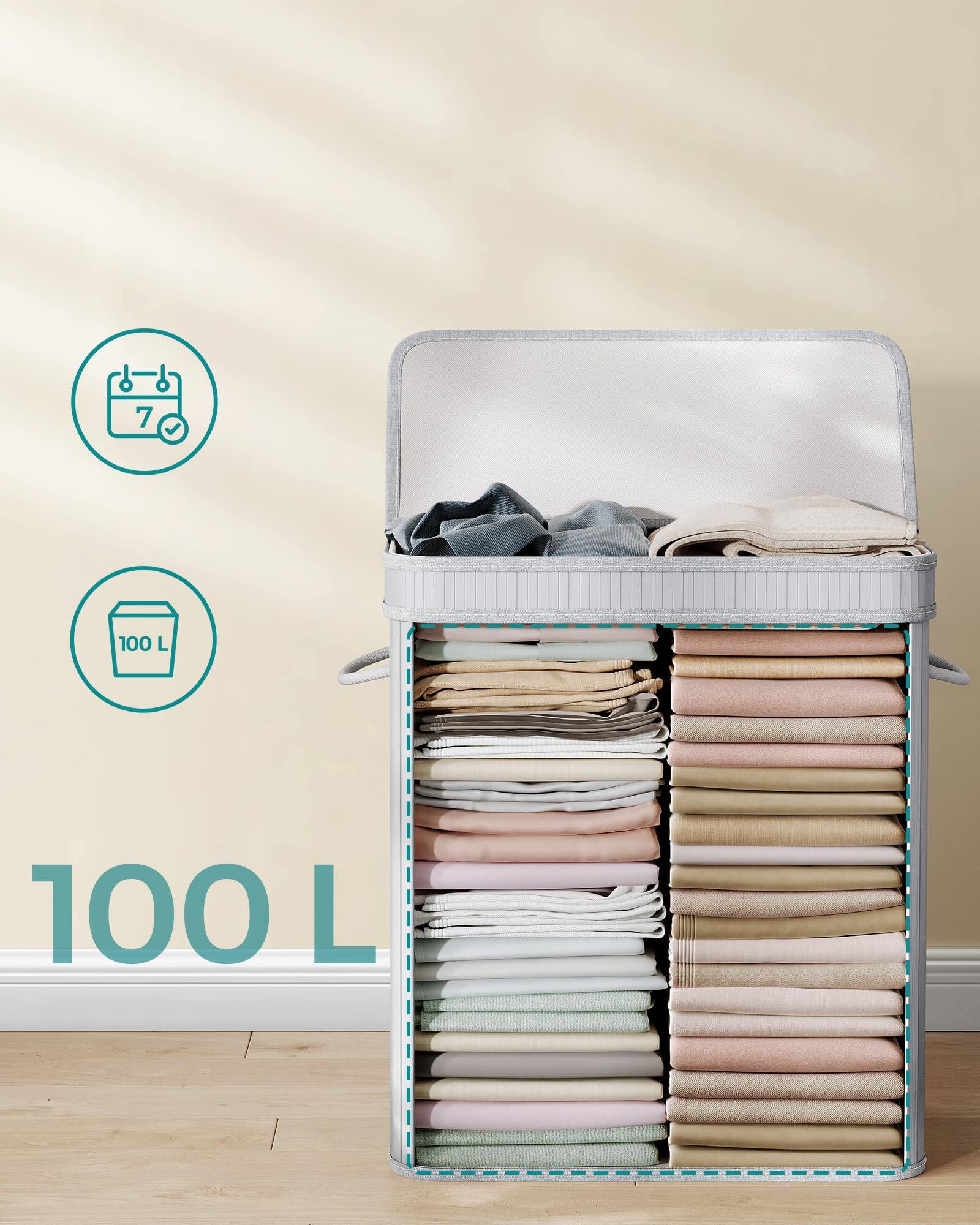 7 layers  
100 L  
100 L