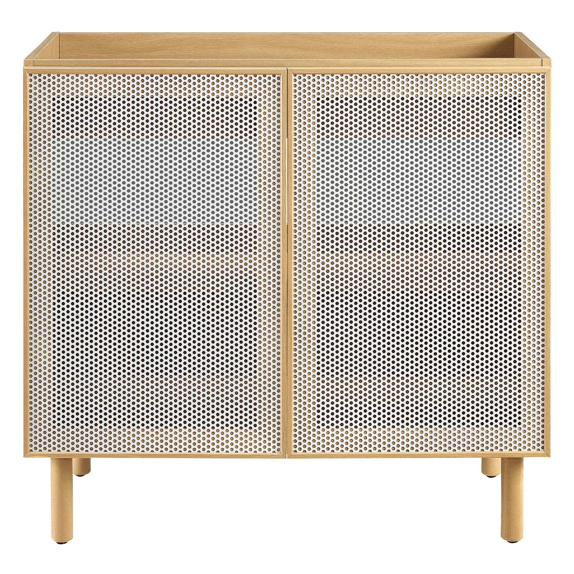 Alt View 2. Modway - Calla Bathroom Cabinet Basin Not Included by Modway - Oak.