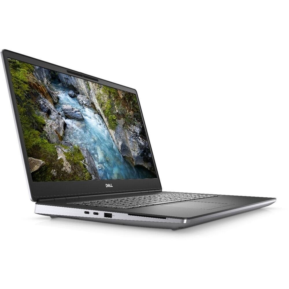 Angle. Dell - Precision 7760 17.3" 64GB 512GB SSD Xeon® W-11855M 3.2GHz WIN11P, Aluminum Titan Grey - Gray.