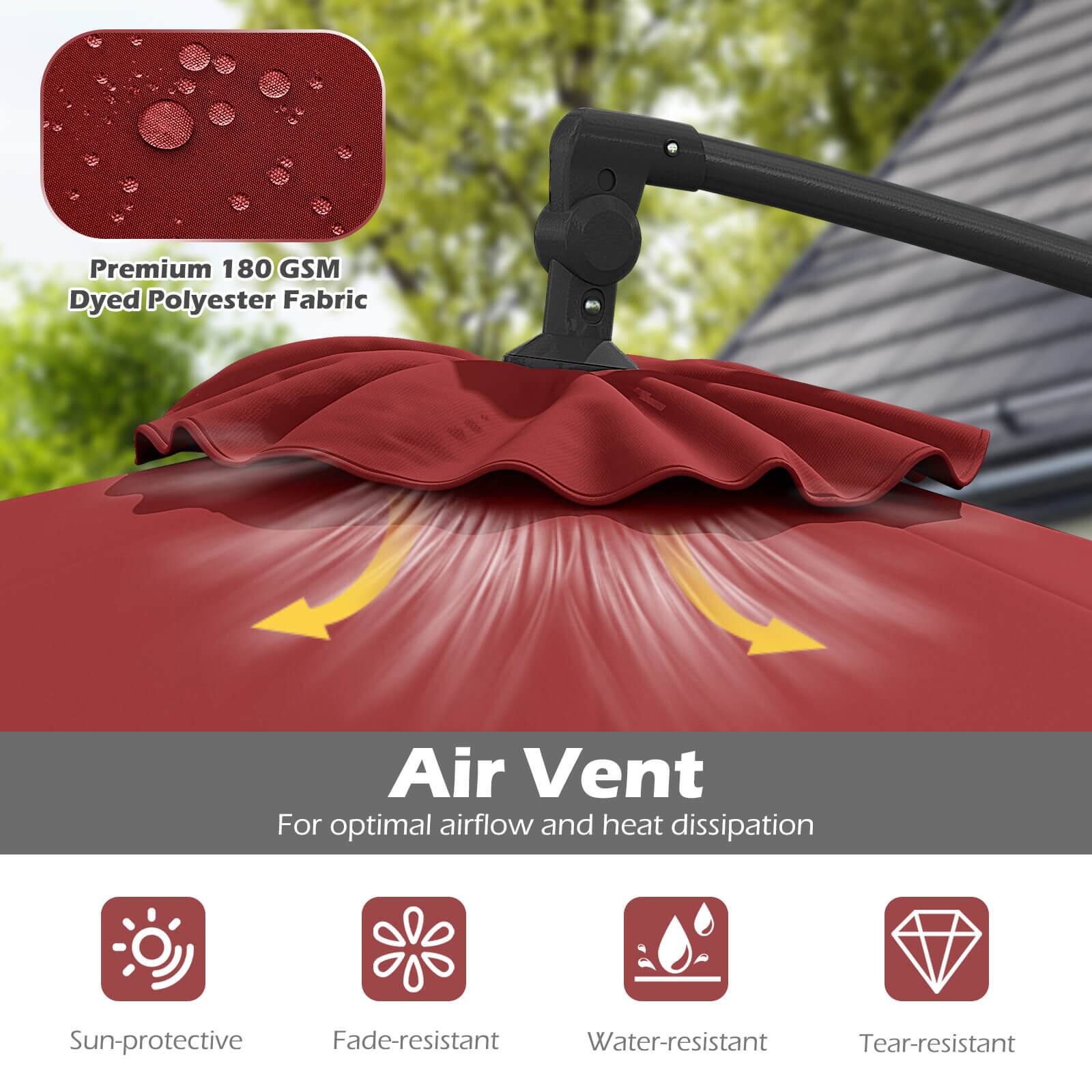 Premium 180 GSM Dyed Polyester Fabric Air Vent For optimal airflow and heat dissipation Sun-protective Fade-resistant Water-resistant Tear-resistant