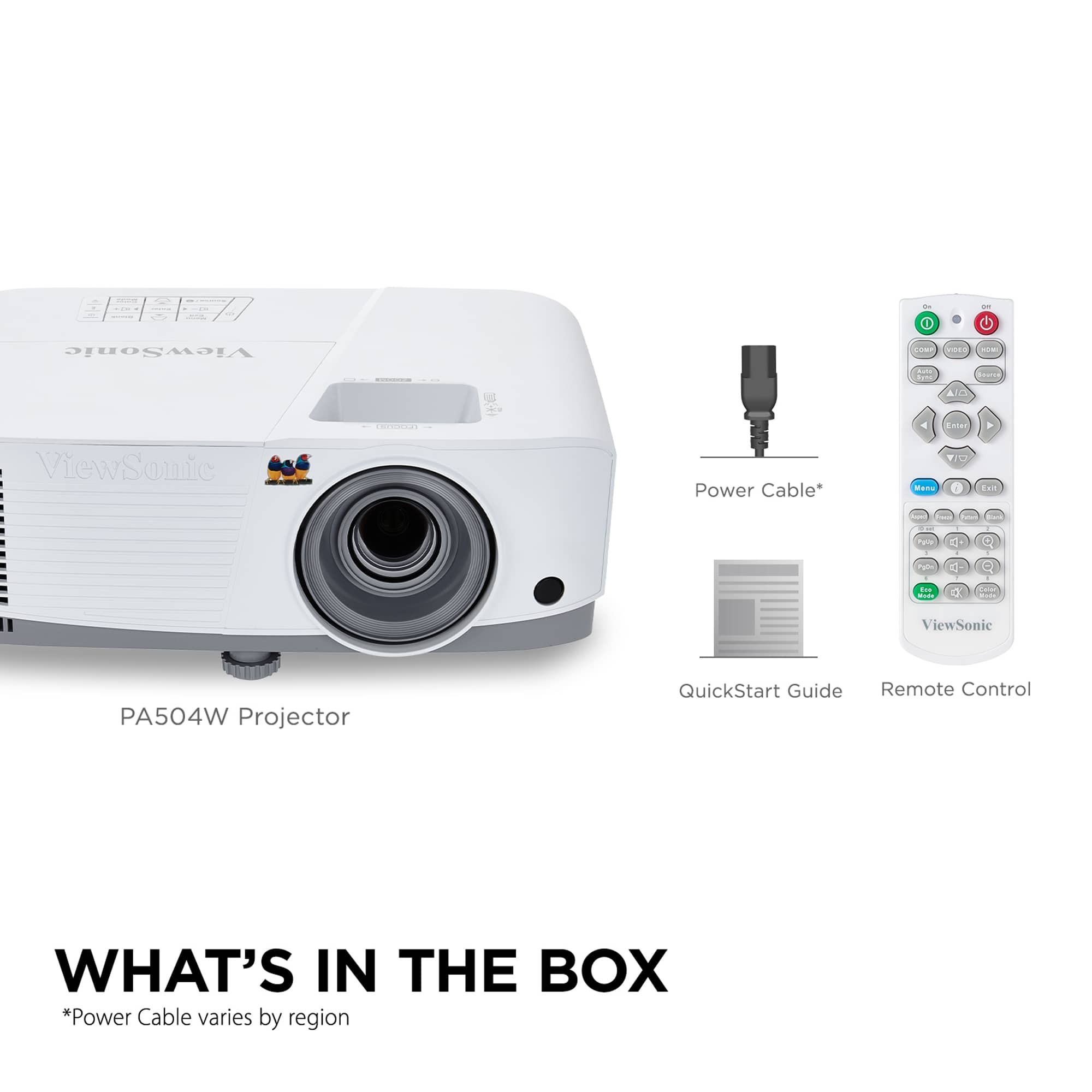Viewsonic PS501W Projektor 3600 ANSI-Lumen 1280x800 WXGA 3D Mieten - View #8