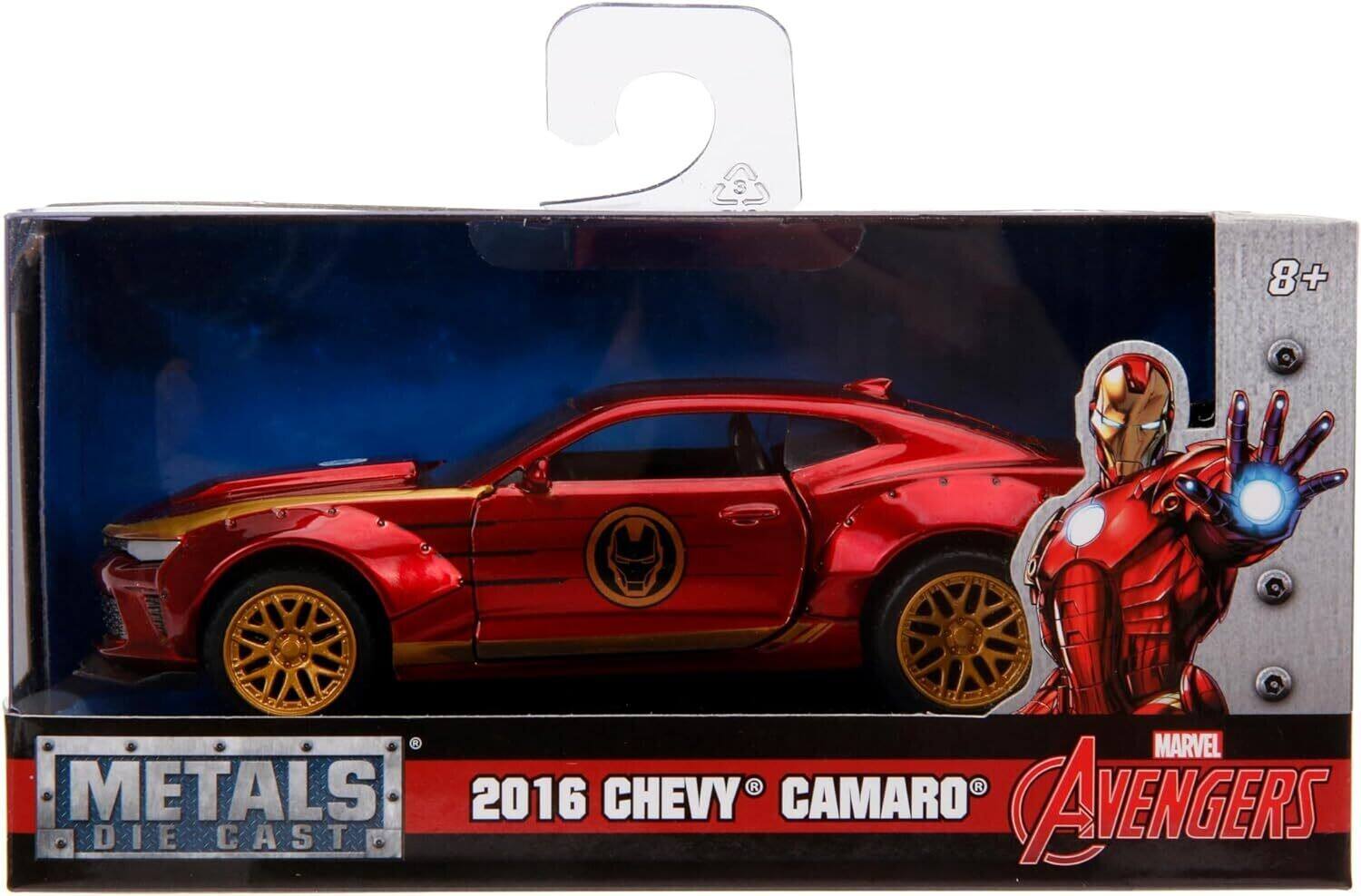 8+ MARVEL AVENGERS METALS 2016 CHEVY CAMARO DIE CAST