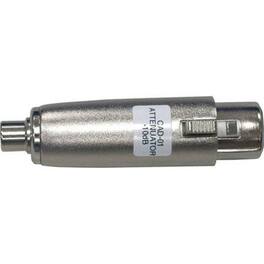 Datavideo - XLR to RCA Attenuator, One Pair