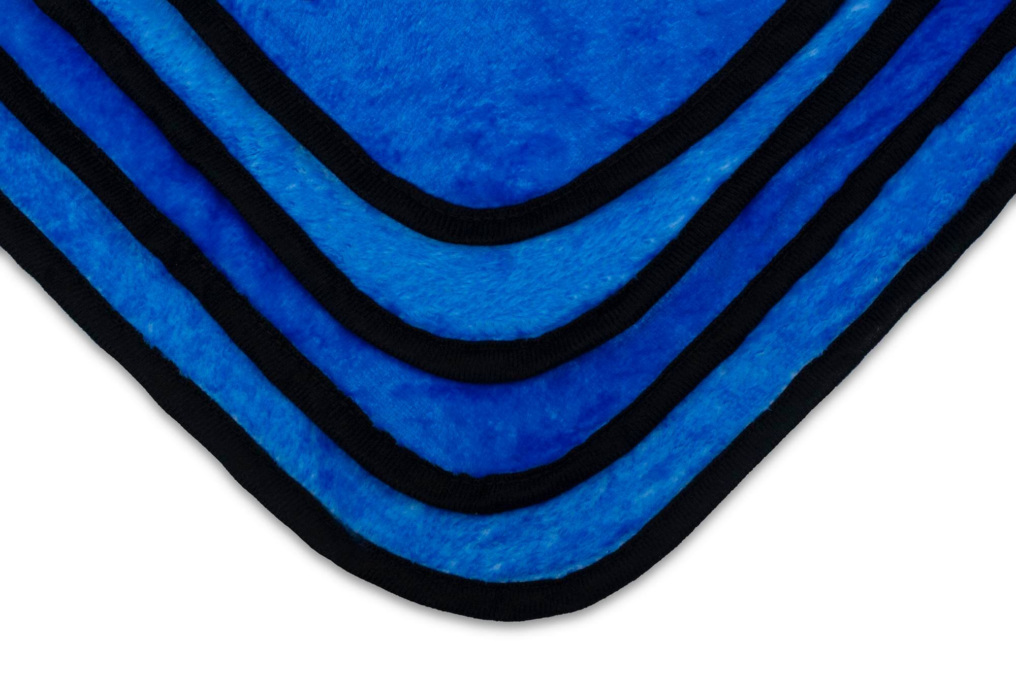 Alt View 2. Just Funky - Sonic The Hedgehog Sticker Bomb Fleece Throw Blanket | 45 x 60 Inch Cozy Blanket - Blue.