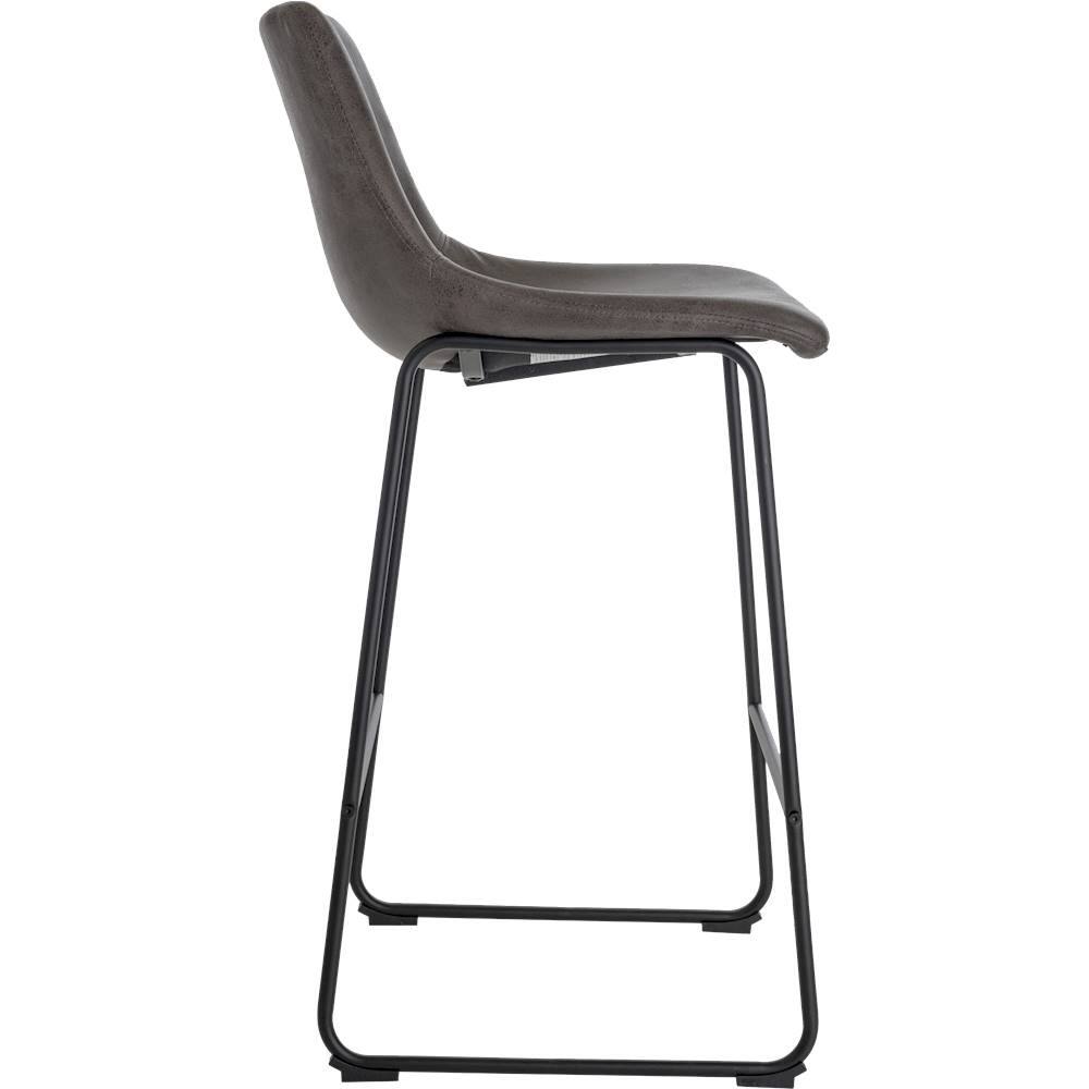 Alt View 12. Finch - Jackson Microfiber Cafe Bar Stools (Set of 2) - Brown.