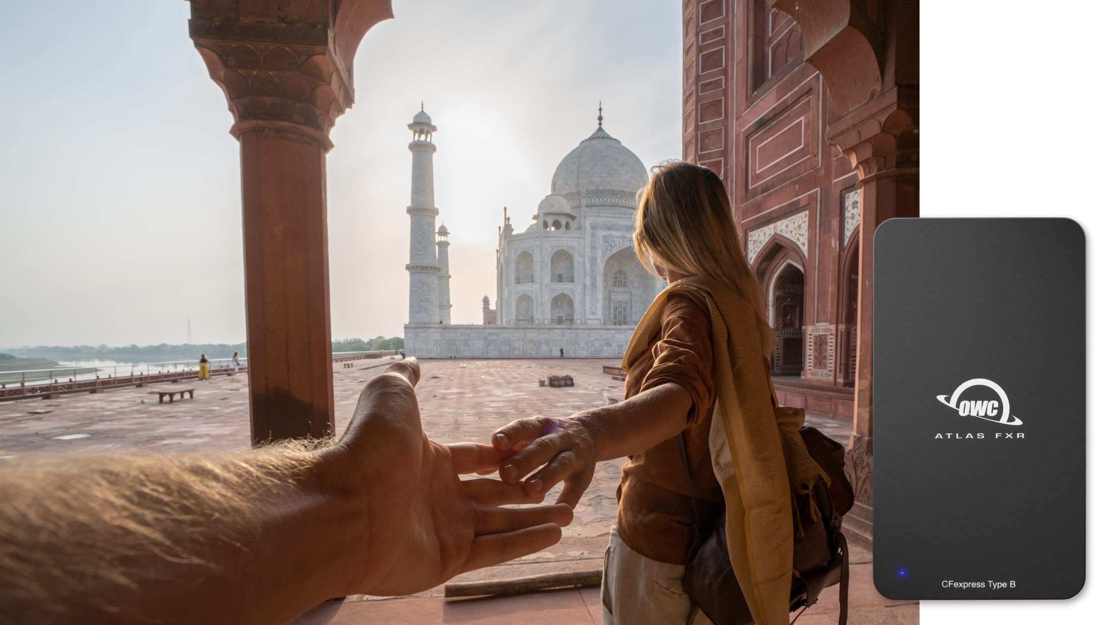 Alt View 3. OWC - OWC Atlas FXR Thunderbolt (USB-C) + USB 3.2 (10Gb/s) CFexpress Card Reader.