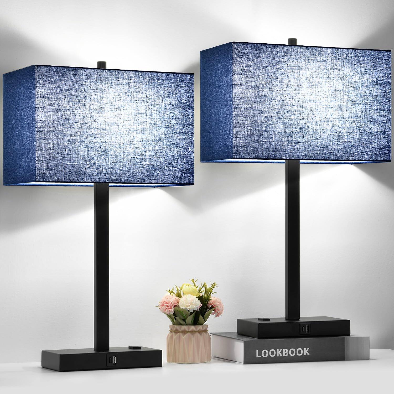 Blue Line Matte Black (Base)-Two 5000K Bulbs