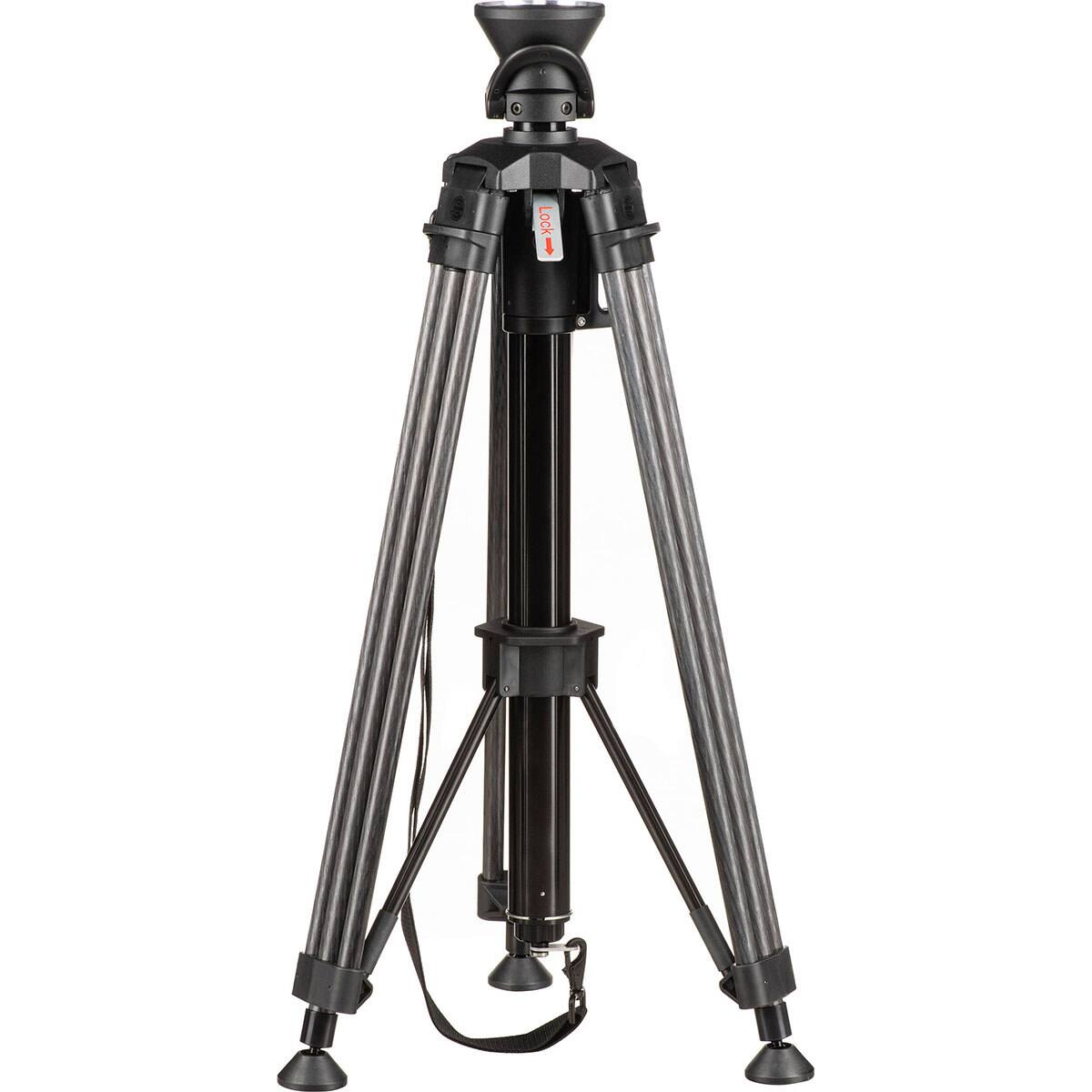Alt View 3. Sachtler - Sachtler Hot Pod CF 14 2-Section Carbon Fiber Tripod Legs with 100mm Bowl and Mid-Level Spreader, 55 lbs Payload.