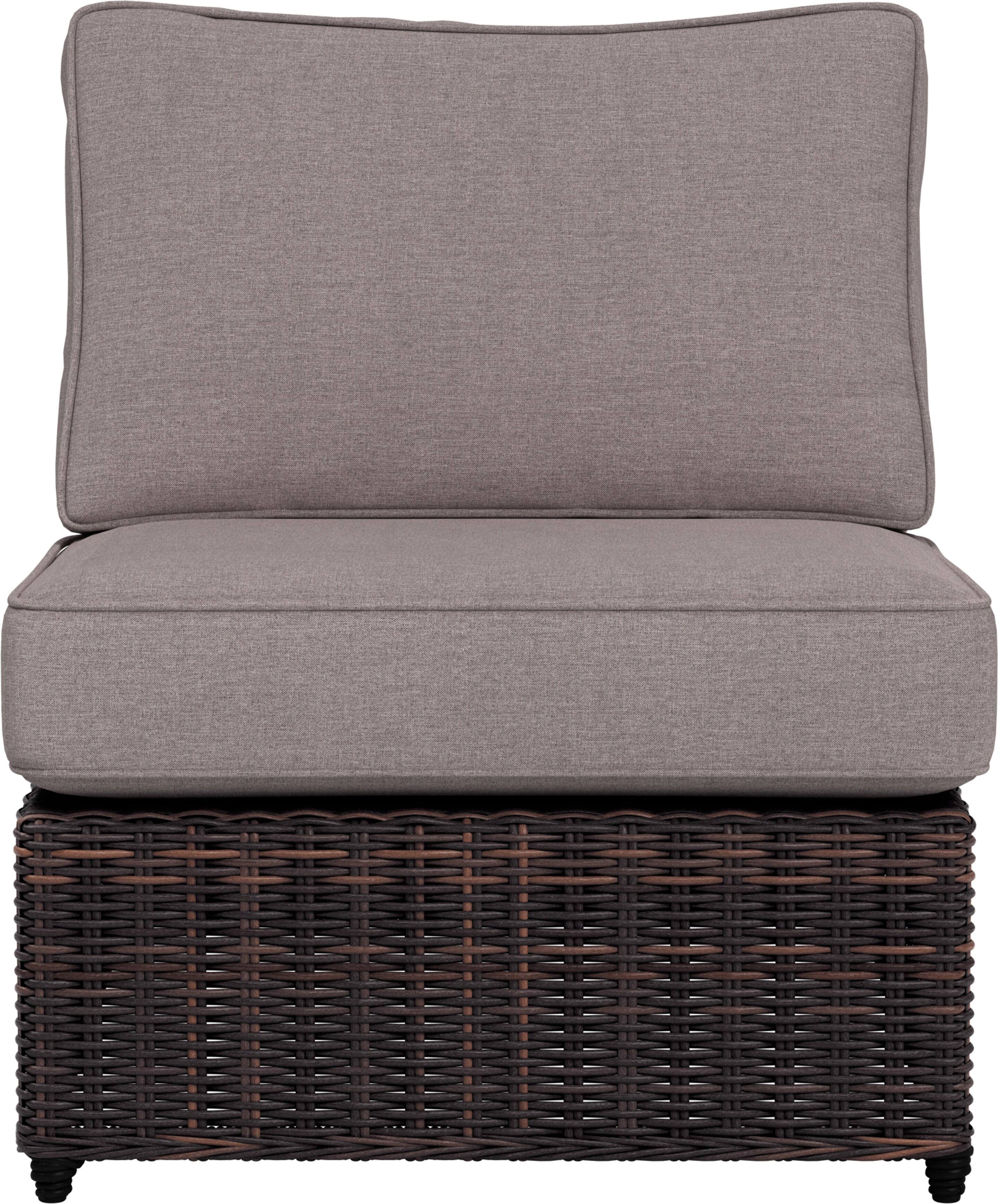 Front. Yardbird® - Waverly Outdoor Armless Insert - Shale.