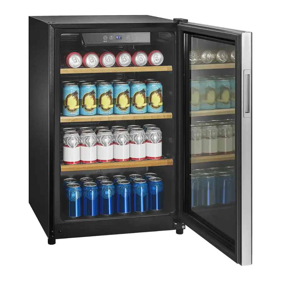 Insignia™ 130 Can Beverage Cooler Silver NS-BC130GP1 - Best Buy