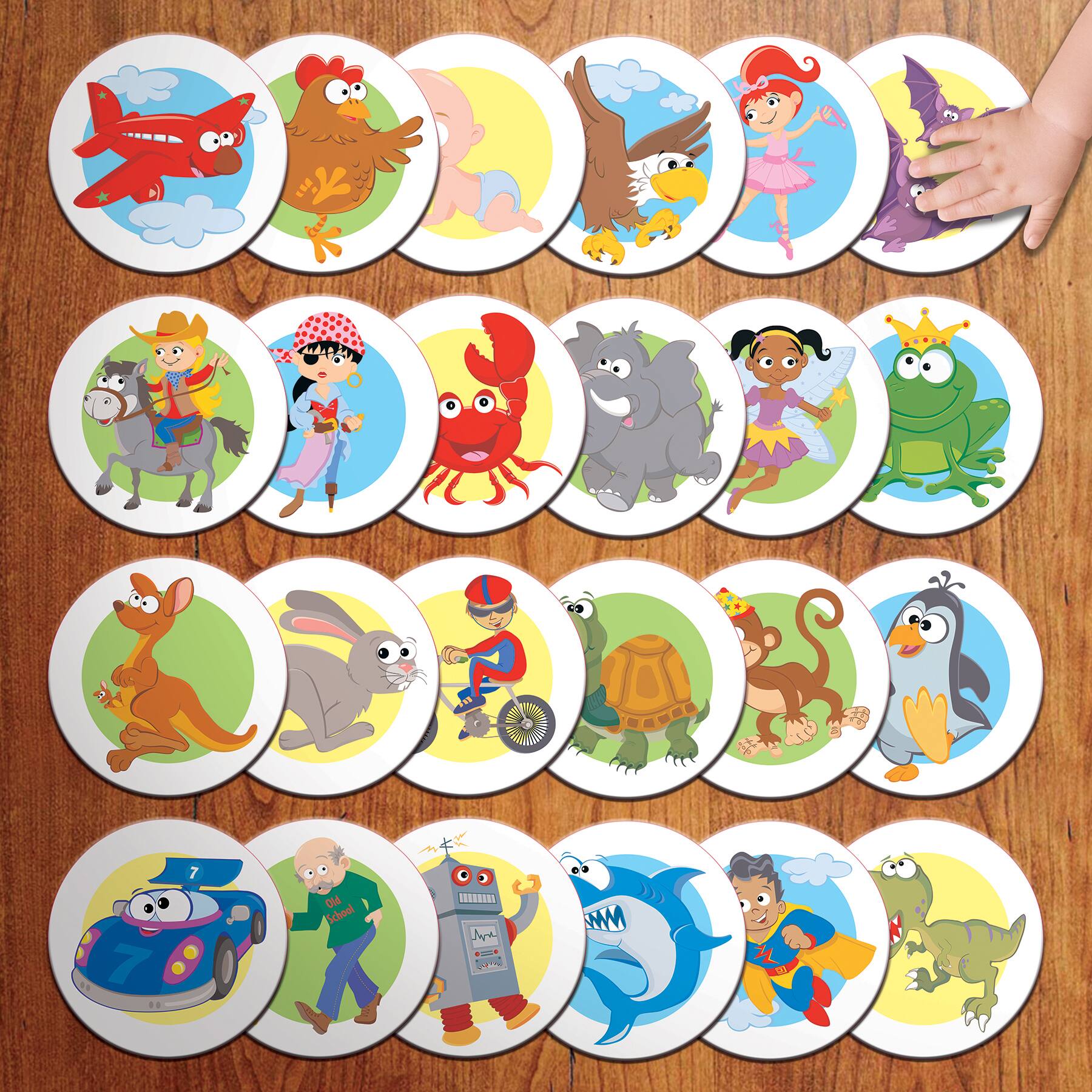 Alt View 1. Outset Media - Outset Media: Walk Like A Chicken -No Reading Required Hide & Seek Role-Playing Activity Game.