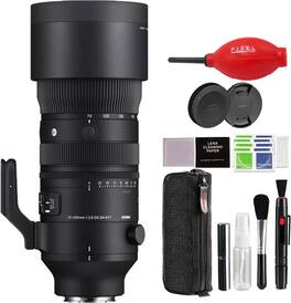 70-200mm f/2.8 DG DN OS Sports Lens for Sony E with Advanced Accessory and Travel Bundle | Sigma 591965 - Black