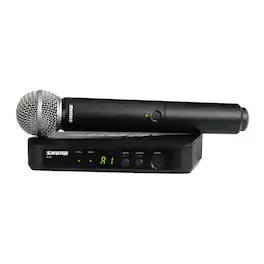Shure - BLX24/SM58 H11 Frequency Band Simple Setup Wireless Microphone System