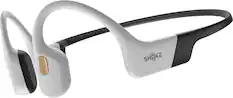 Front. Shokz - OpenSwim Pro Wireless Bone Conduction Open-Ear Bluetooth Sports Headphones - White.