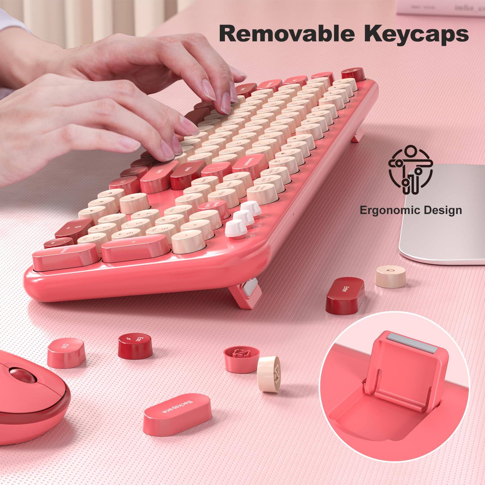 Reds Spade And Mouse Combo Full size Retro Typewriter style With ...