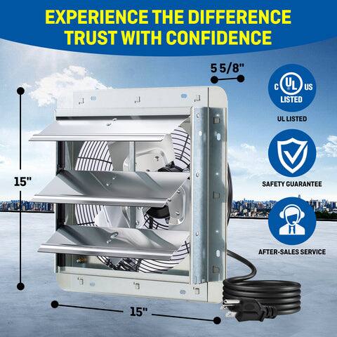 EXPERIENCE THE DIFFERENCE  
TRUST WITH CONFIDENCE  

5 5/8"  
UL LISTED  
UL LISTED  
SAFETY GUARANTEE  
AFTER-SALES SERVICE  

15"  
15"