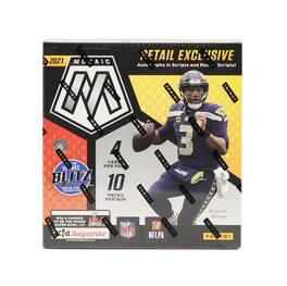2021 Panini Mosaic Football Mega Box (Camo Red Parallels!) (Fanatics)